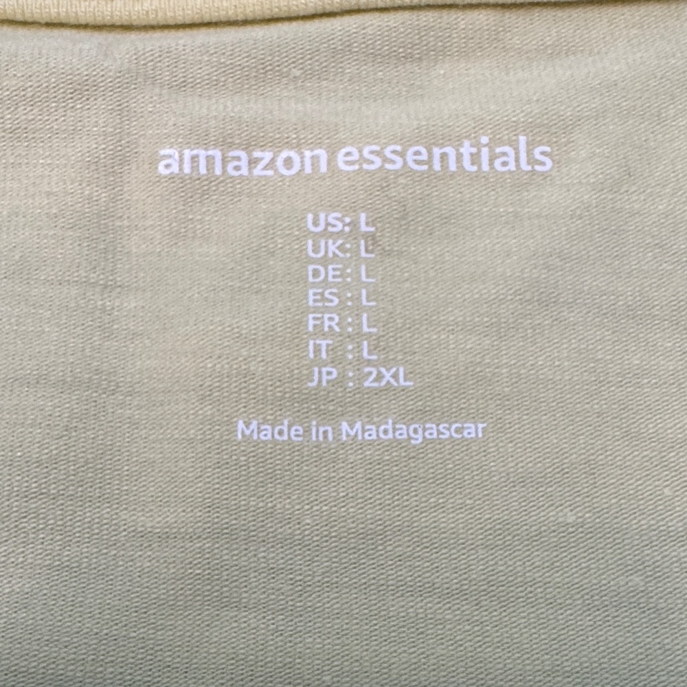 Amazon Essentials Yellow Graphic Tee - image 2